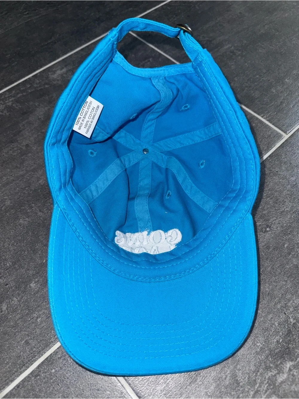 Bubble Blue 'Going Places' Embroidered Baseball Cap